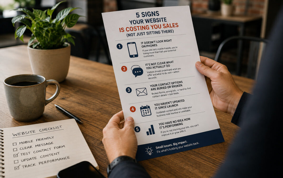 5 Signs Your Website Is Costing You Sales