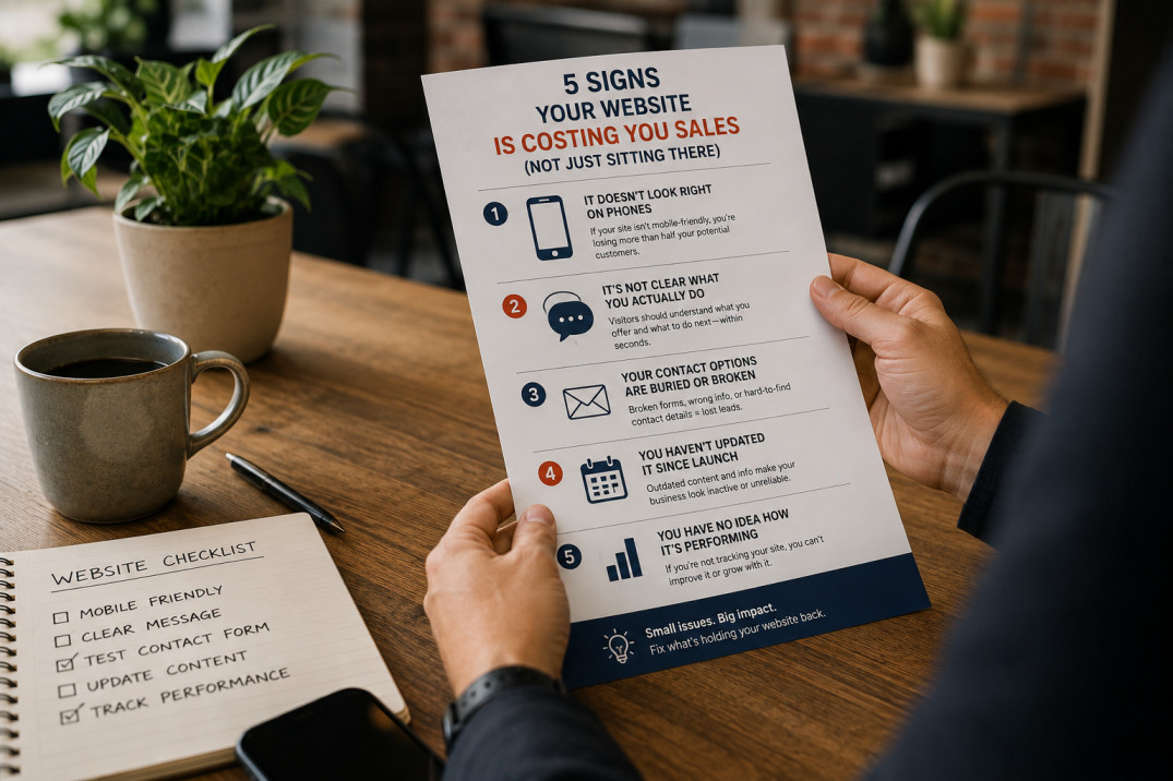 5 Signs Your Website Is Costing You Sales (Not Just Sitting There)
